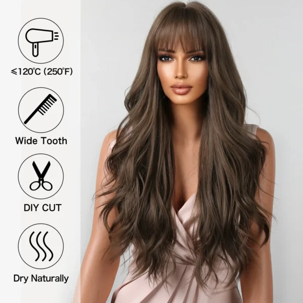 Long Natural Synthetic Hair - Image 4