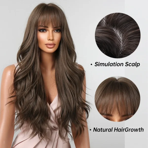 Long Natural Synthetic Hair - Image 2