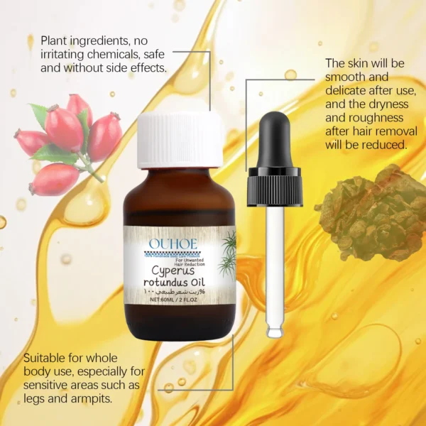 Natural Oil for Hair growth inhibitor - Image 3