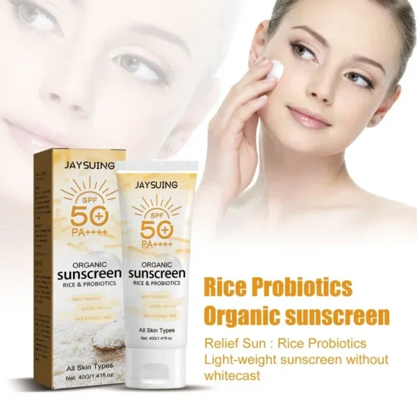 Summer organic sunscreen face and body - Image 2