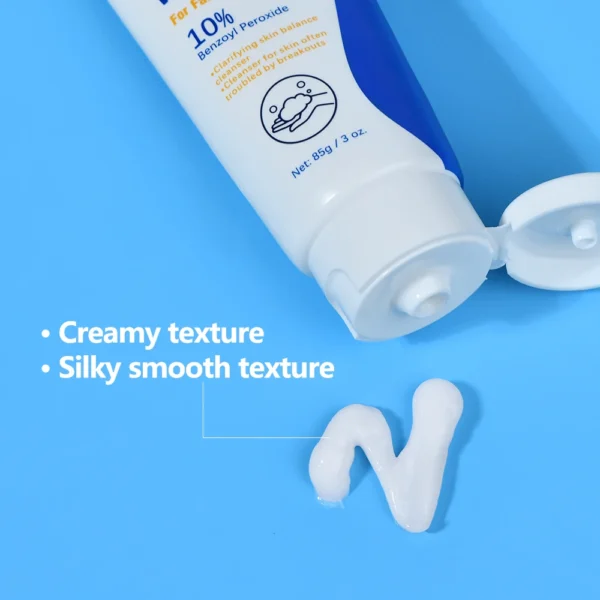 Acne Foaming Wash Benzoyl  For Face & Body Skin Care Wash - Image 4