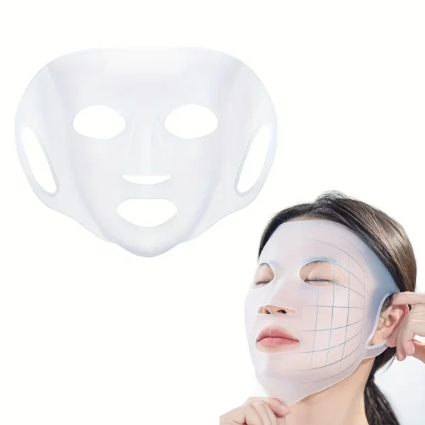 Silicone Mask Cover – Ear-Mounted, Reusable Facial Care Tool - Image 2