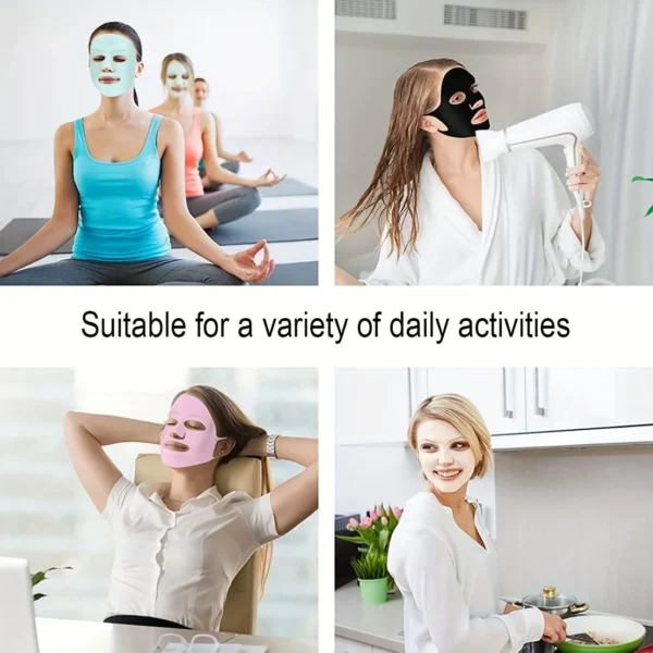 Silicone Mask Cover – Ear-Mounted, Reusable Facial Care Tool - Image 7