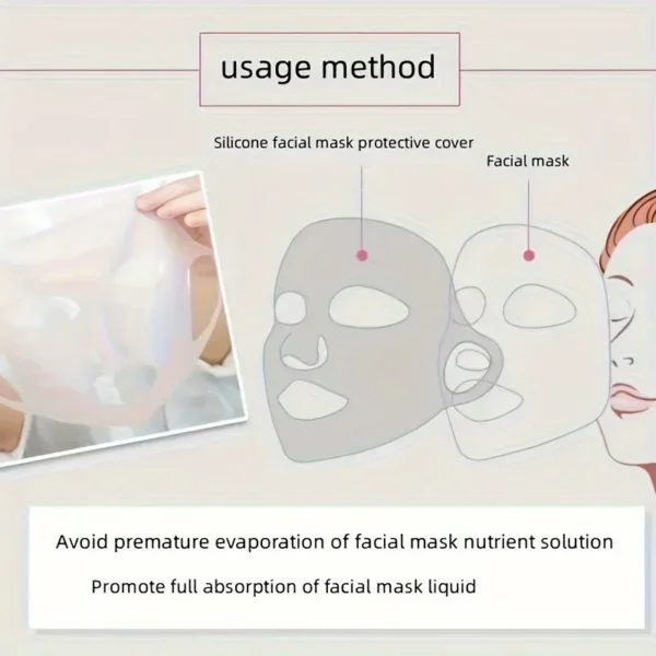 Silicone Mask Cover – Ear-Mounted, Reusable Facial Care Tool - Image 5