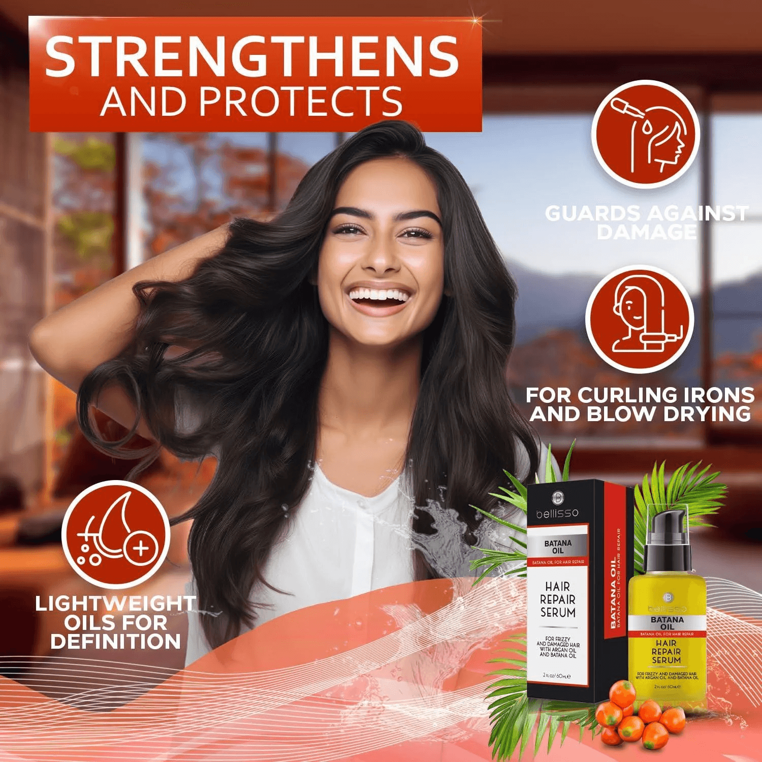 Batana Oil Hair Serum Repair Thinning Dry Damaged Fine and Split Ends - Image 5