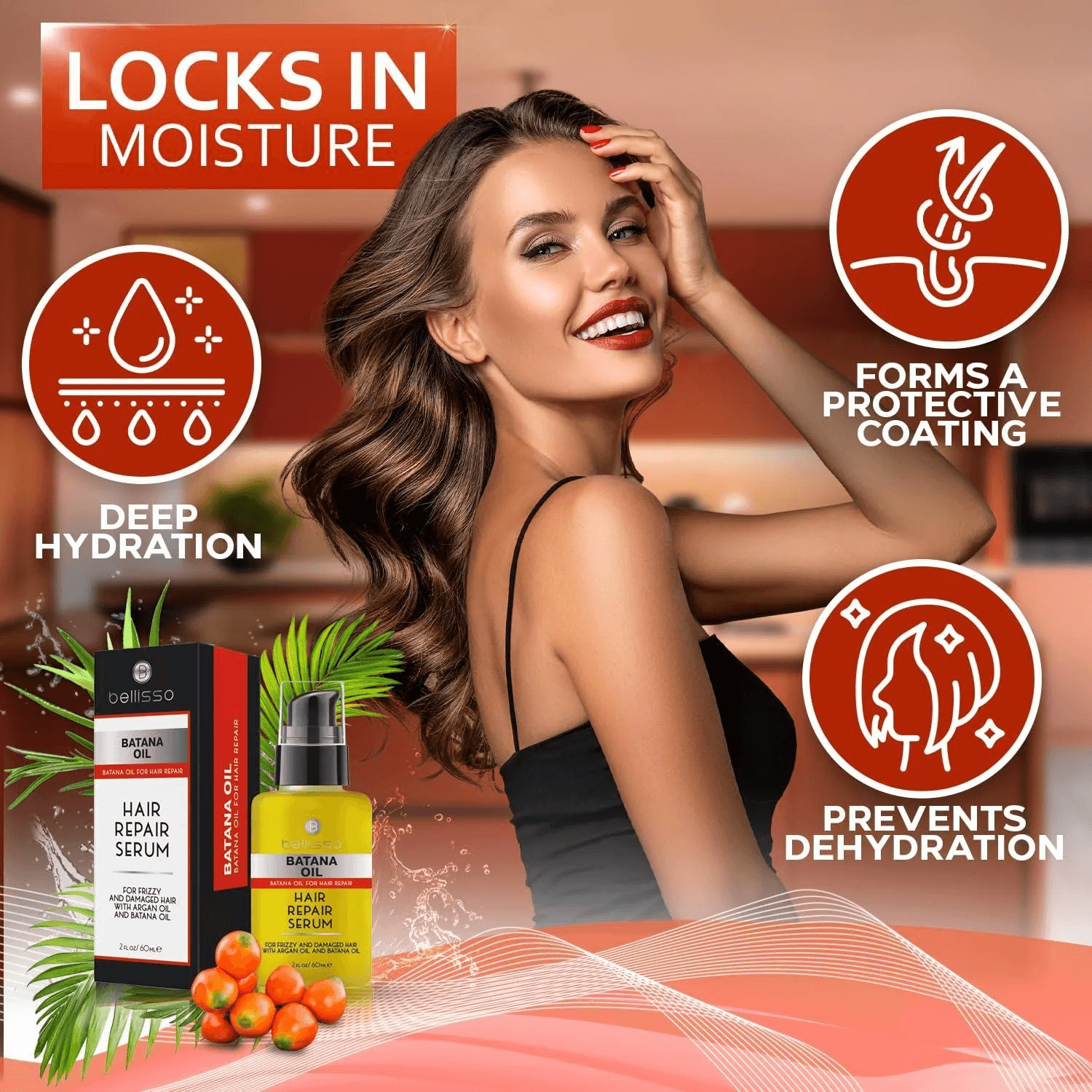 Batana Oil Hair Serum Repair Thinning Dry Damaged Fine and Split Ends - Image 4