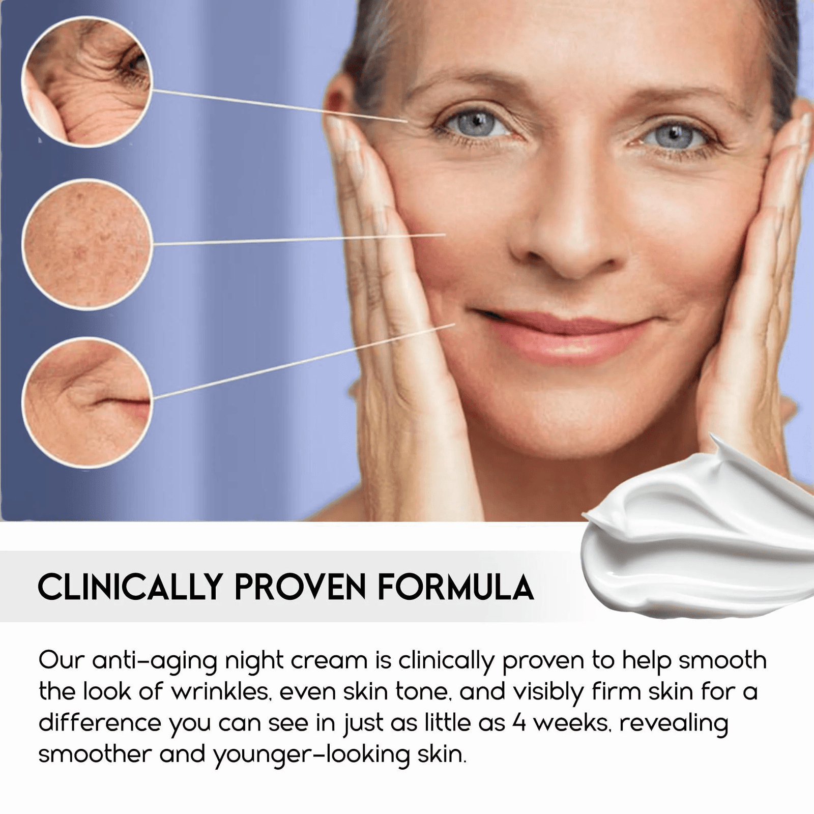 Night Cream for Women anti Aging Retinol Night Cream for Face Wrinkle Cream - Image 4