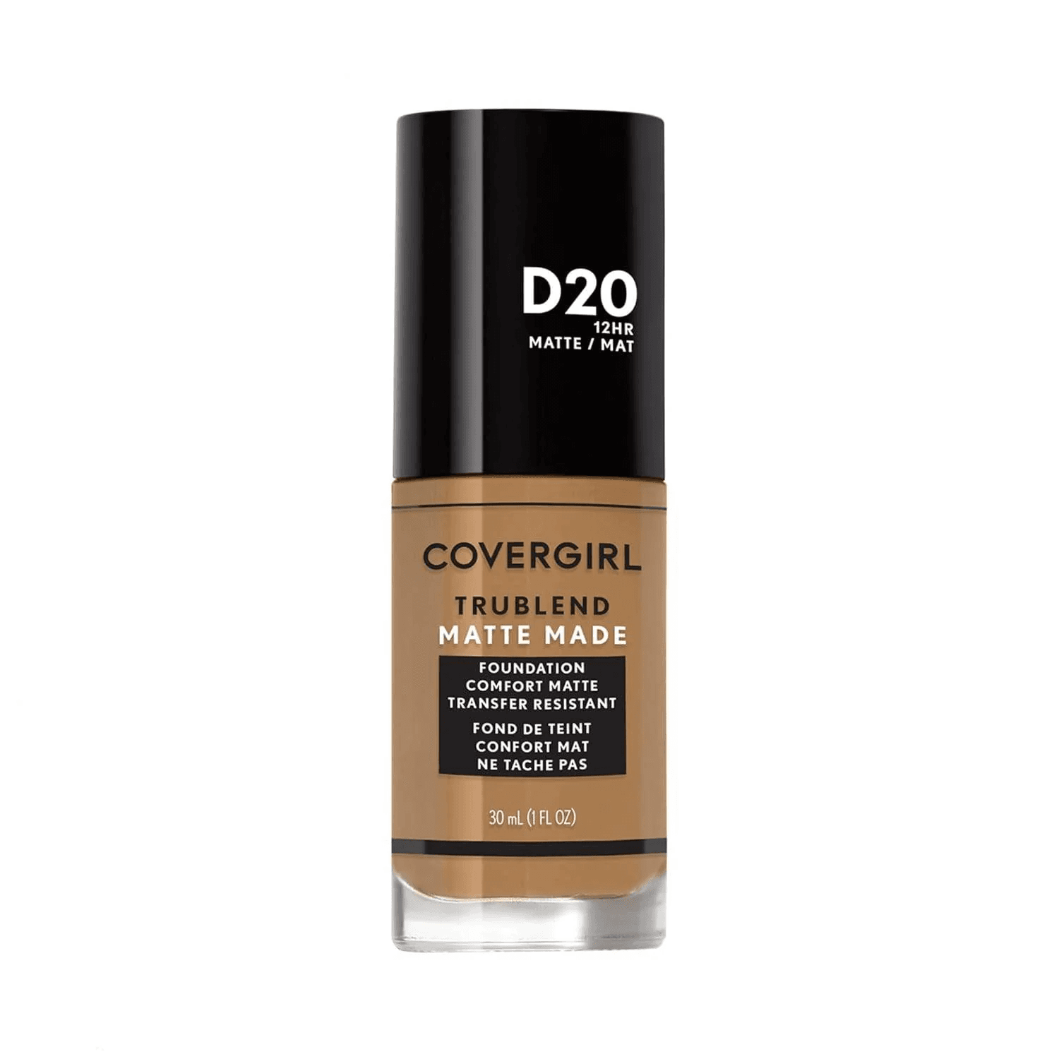 COVERGIRL Trublend Matte Made Liquid Foundation, True Caramel D20