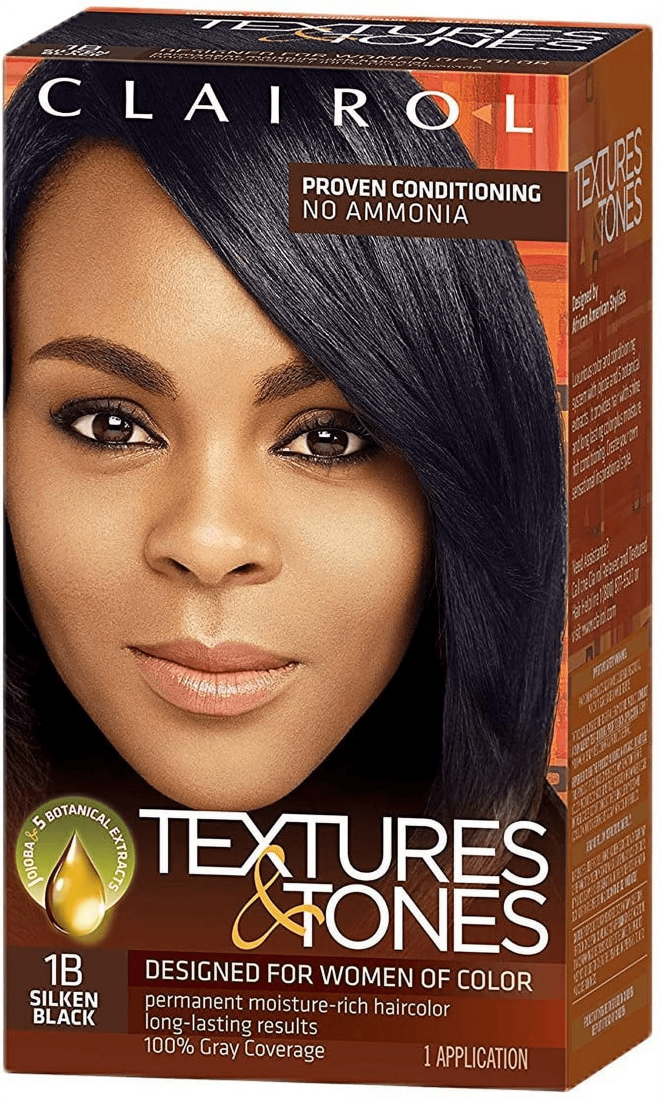 (3 Pack) Textures & Tones Hair Dye Ammonia-Free Permanent Hair Color Creme, 2N Dark Brown, 1 Application - Image 12