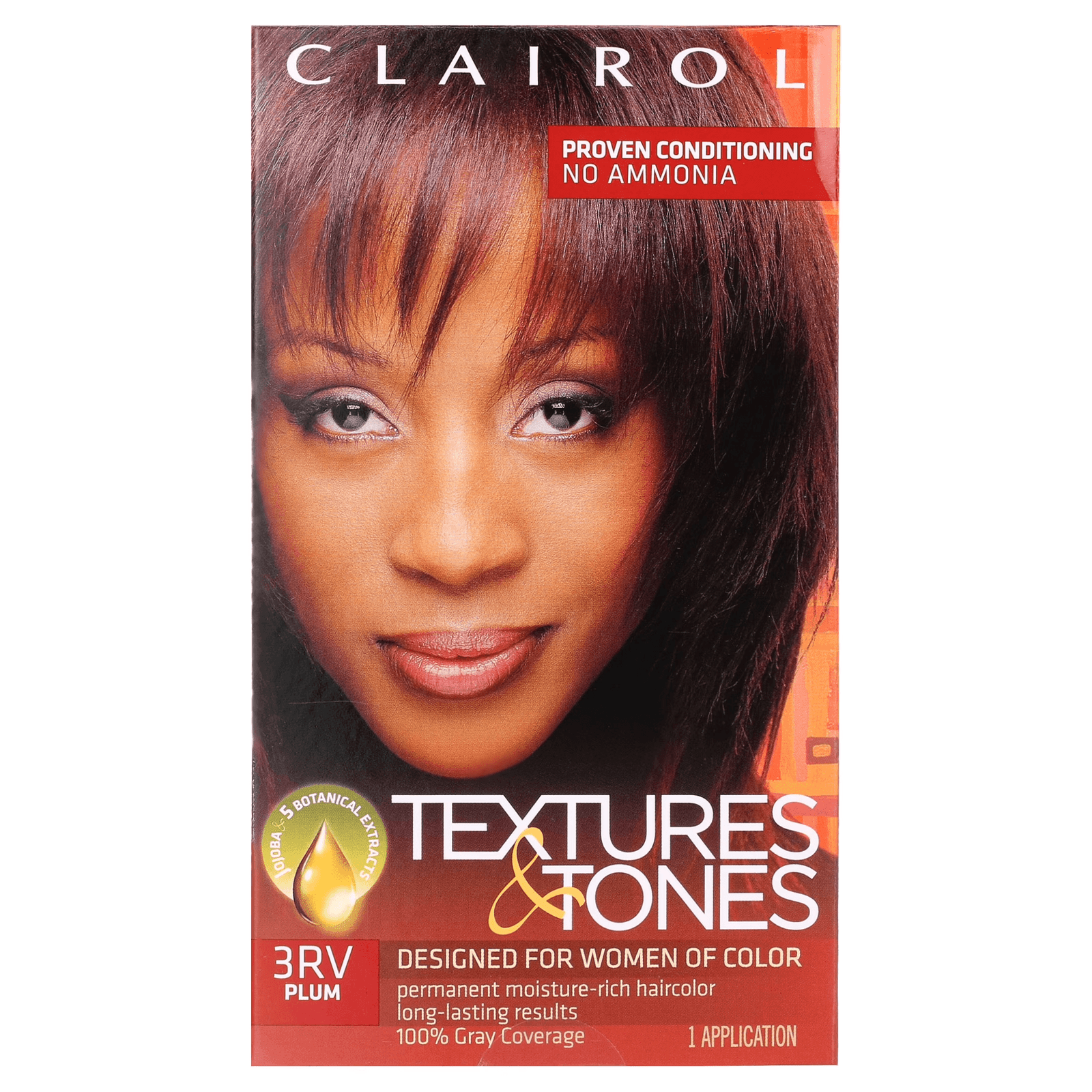 (3 Pack) Textures & Tones Hair Dye Ammonia-Free Permanent Hair Color Creme, 2N Dark Brown, 1 Application - Image 6