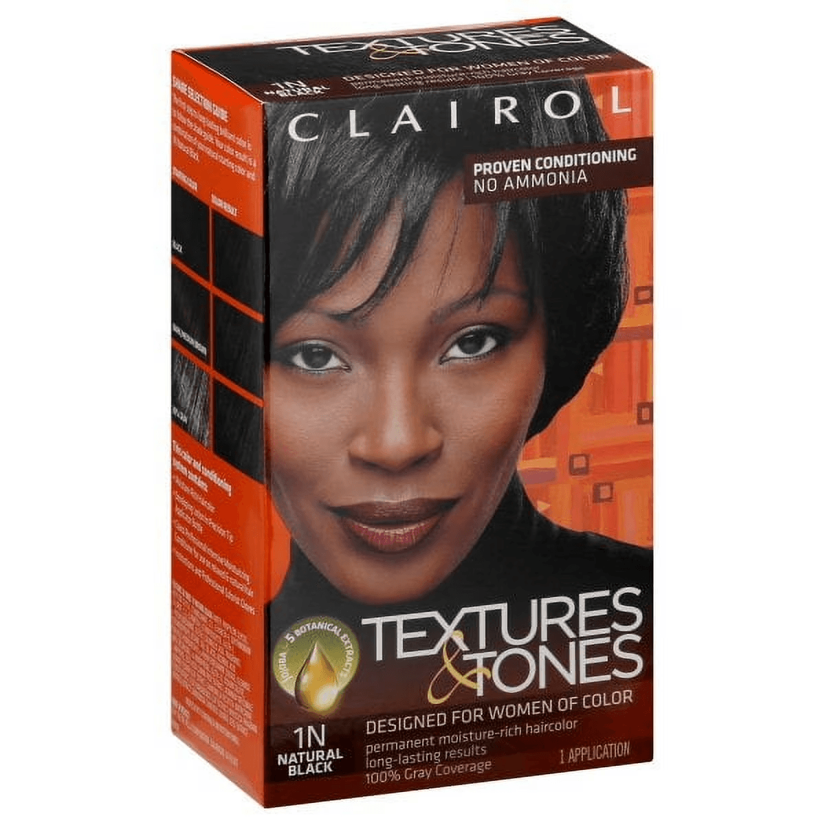 (3 Pack) Textures & Tones Hair Dye Ammonia-Free Permanent Hair Color Creme, 2N Dark Brown, 1 Application - Image 13
