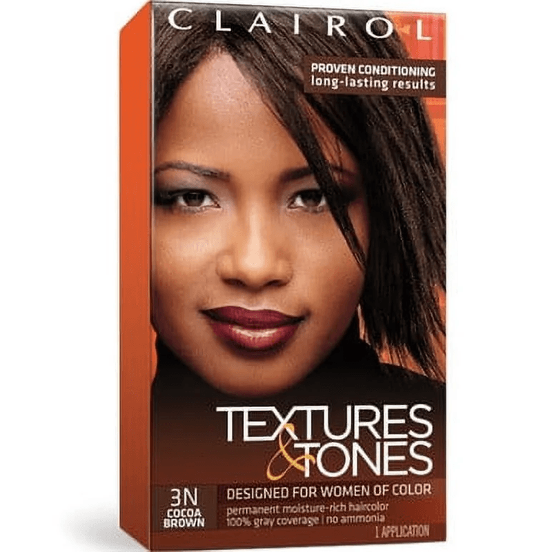 (3 Pack) Textures & Tones Hair Dye Ammonia-Free Permanent Hair Color Creme, 2N Dark Brown, 1 Application - Image 8