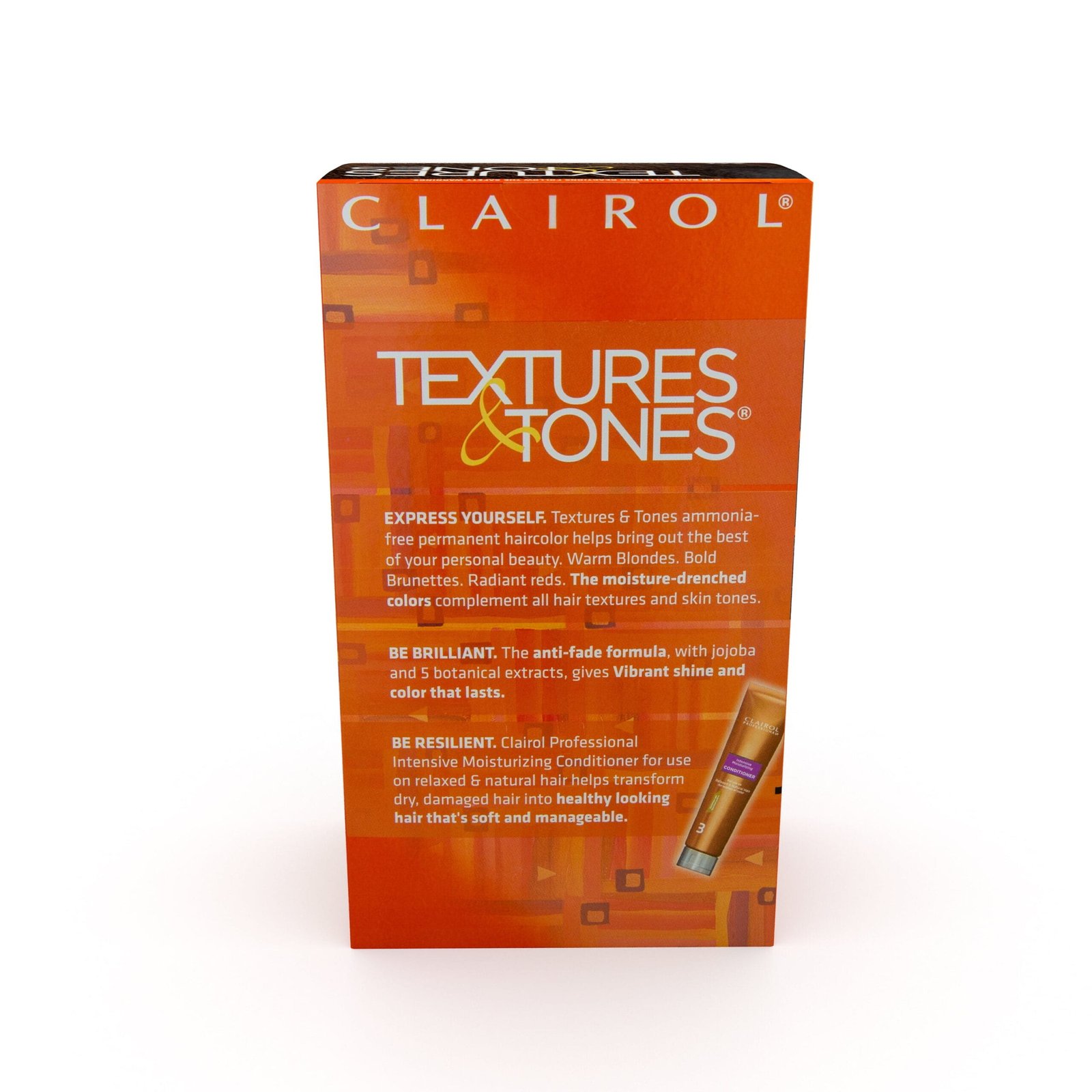 (3 Pack) Textures & Tones Hair Dye Ammonia-Free Permanent Hair Color Creme, 2N Dark Brown, 1 Application - Image 3
